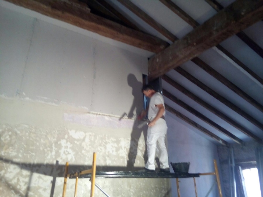 Salon en obra