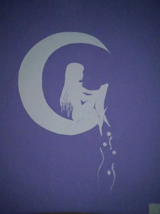 el hada en la luna