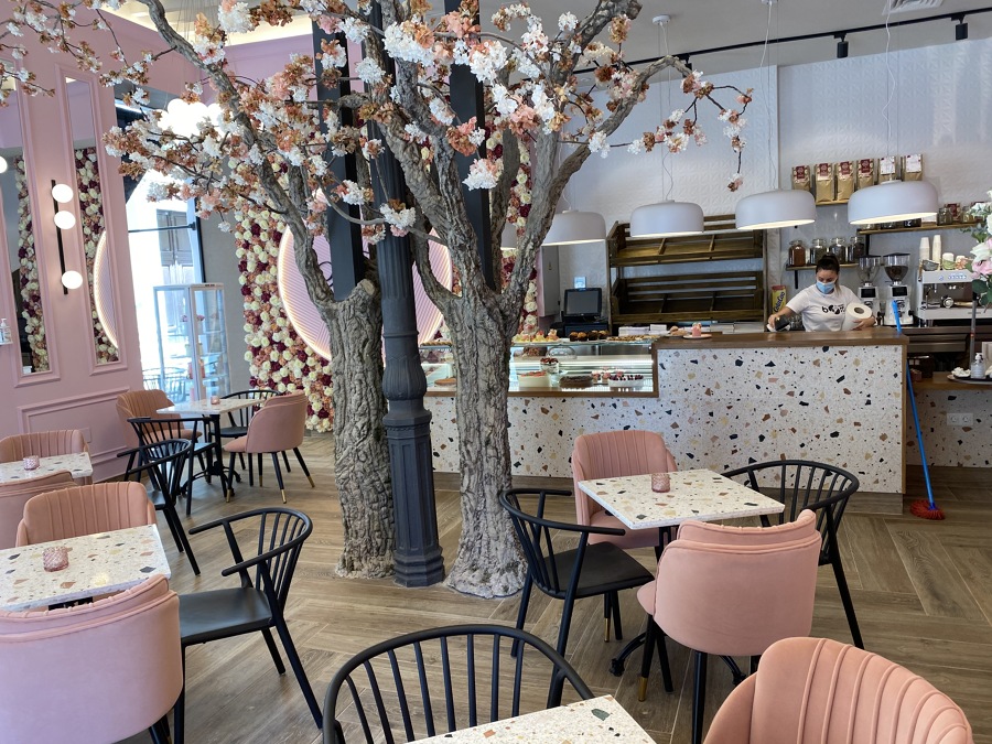 Interior cafetería