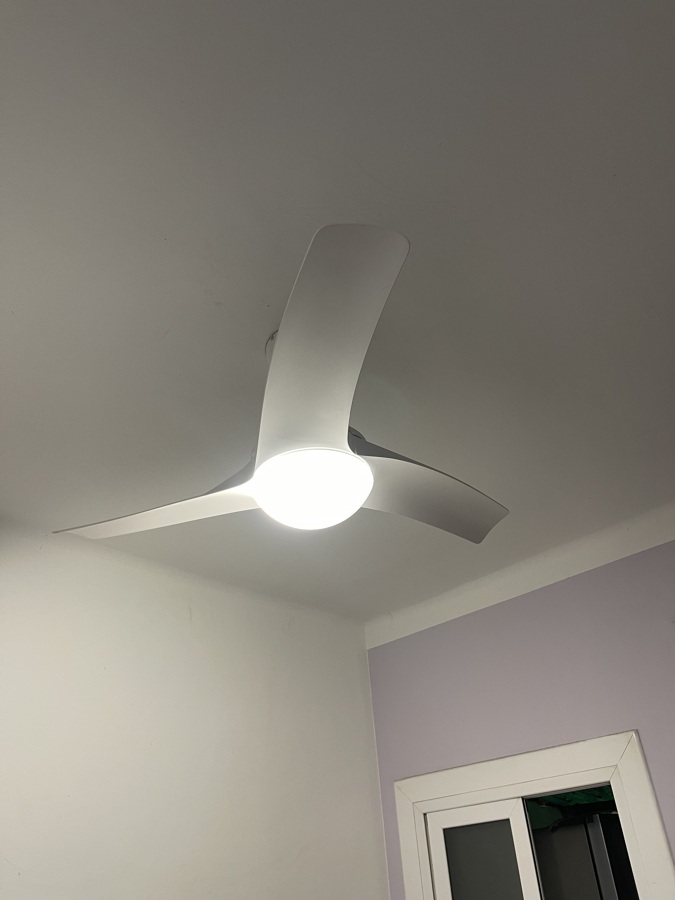 Instalación de ventilador de techo