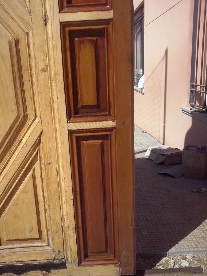Portada de madera 