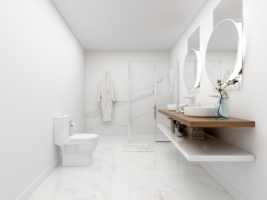 Baño secundario piso Madrid centro