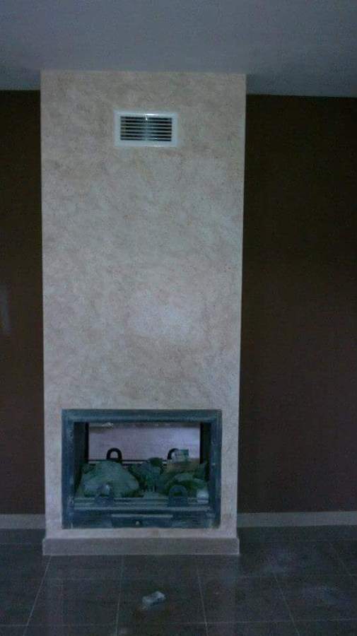 chimenea en salon