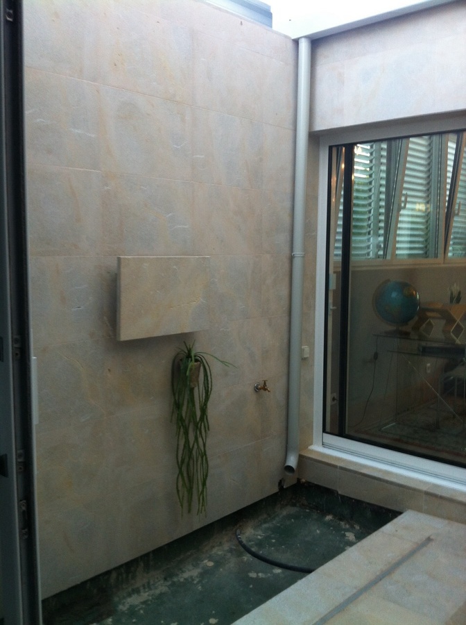 reforma patio chalet Arturo Soria