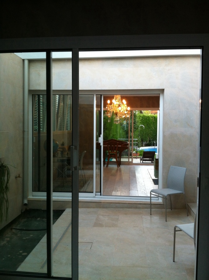 reforma patio chalet Arturo Soria