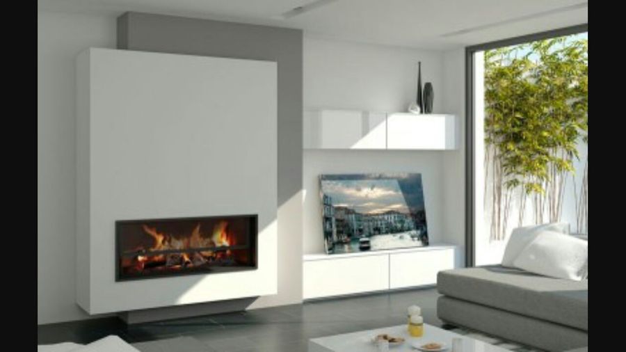 Foto: Chimenea Decorativa con Pladur. de Pintura i Decoració Santi