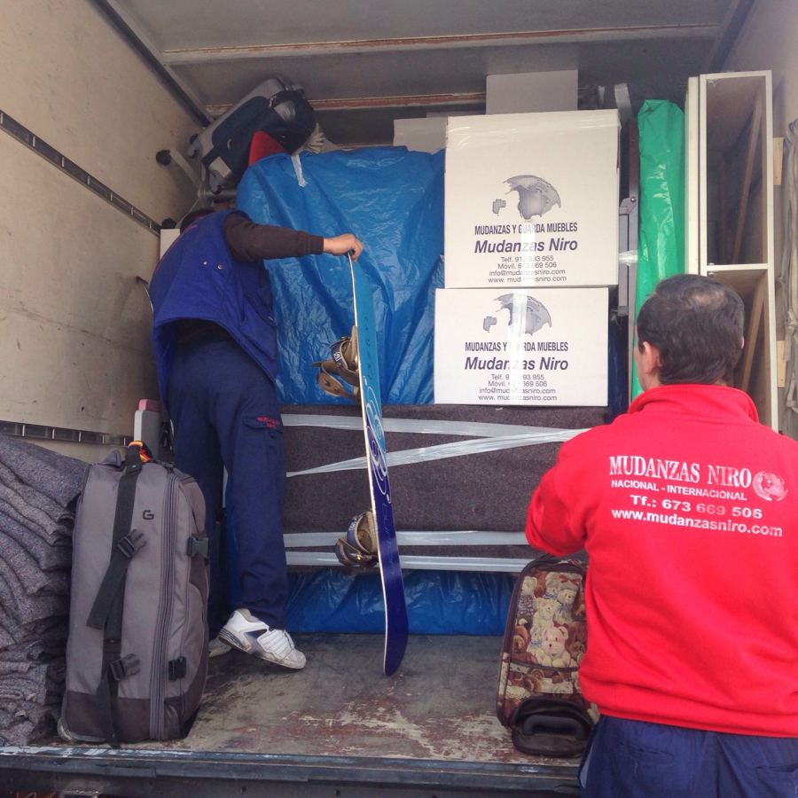 colocacion en el camion