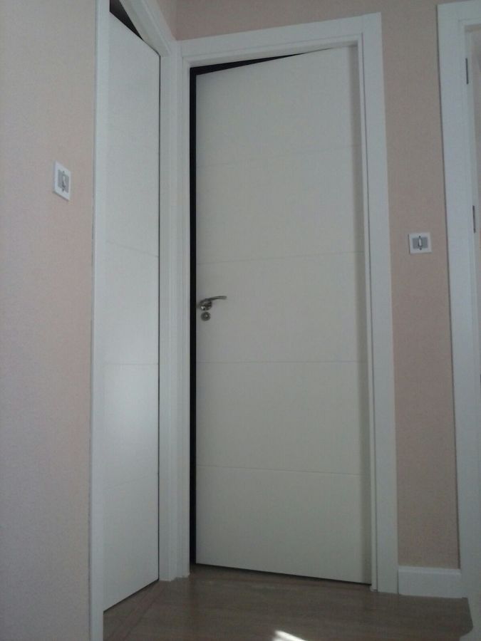 Puertas lacadas en blanco