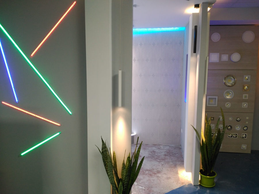 luces de escaparates