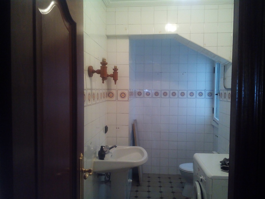 baño antes
