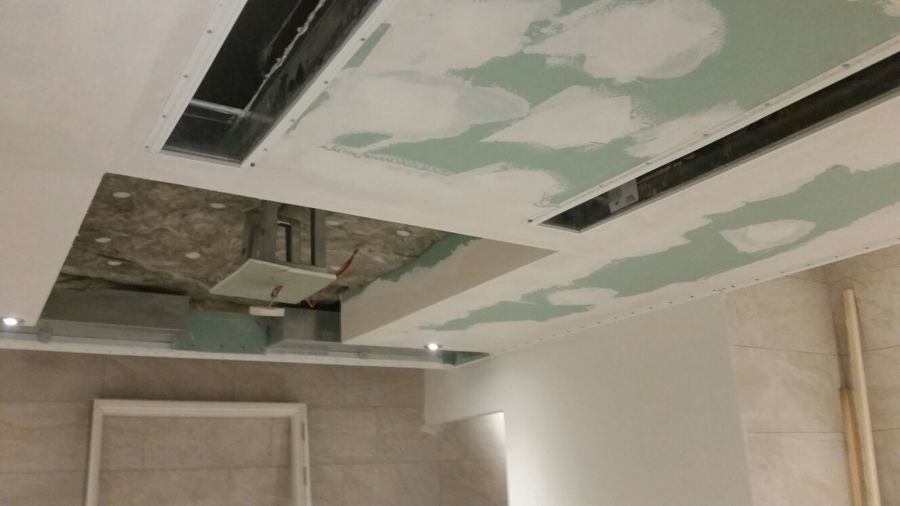 TECHO TENSADO EN LAVABO