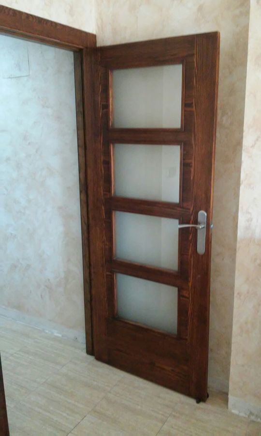 Puerta de paso cristalera