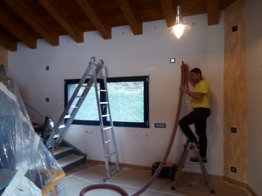 Aislamiento en el interior de vivienda.