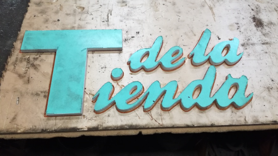 letrero tienda