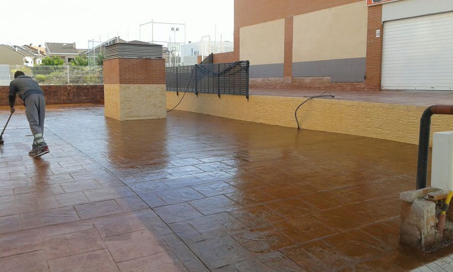 Hormigón impreso