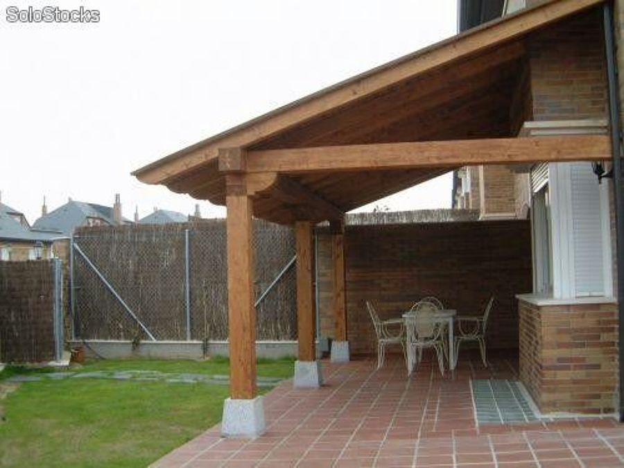 Porche de madera
