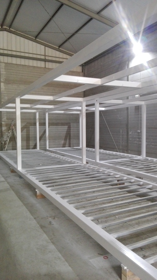 Pinturas dos componentes para estructura metalica