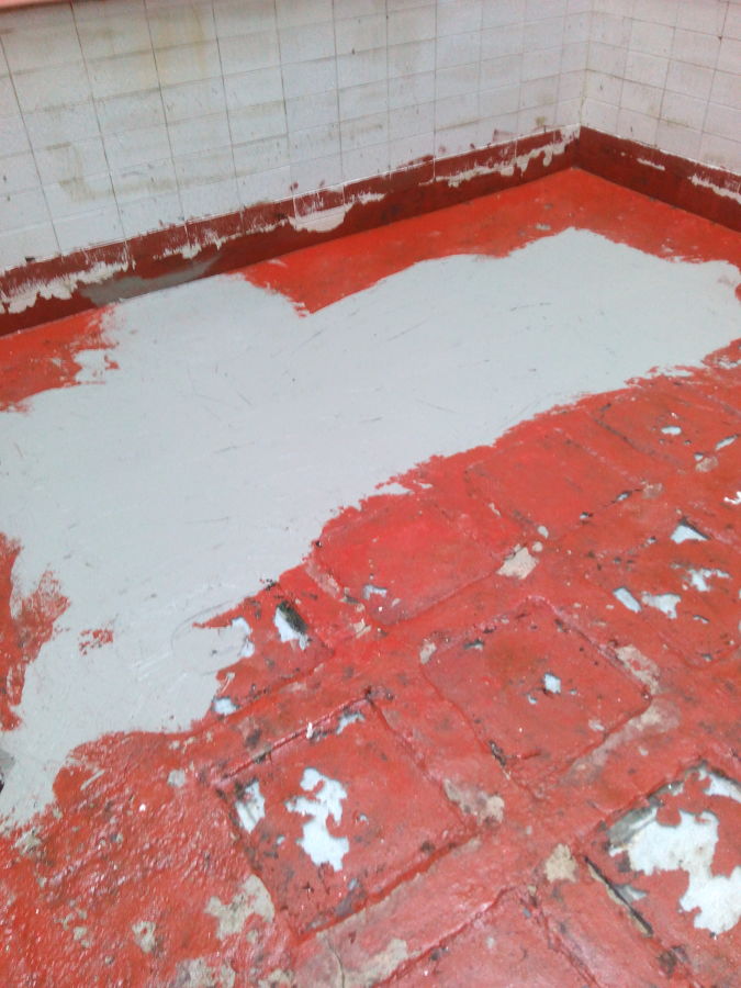 cementado con argamasa