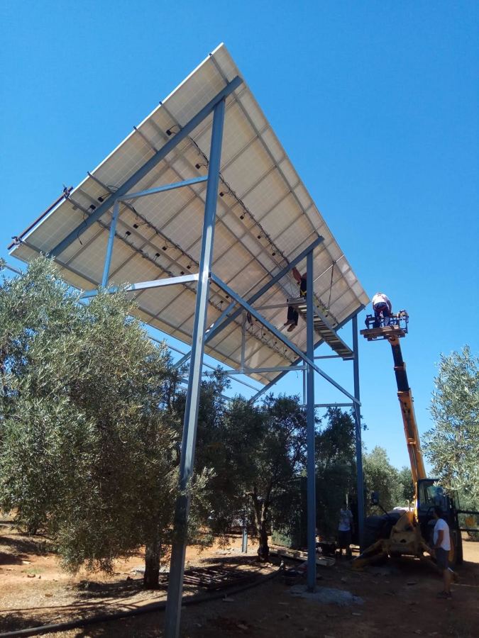 Sistema de bombeo solar - Olivares  de Sevilla
