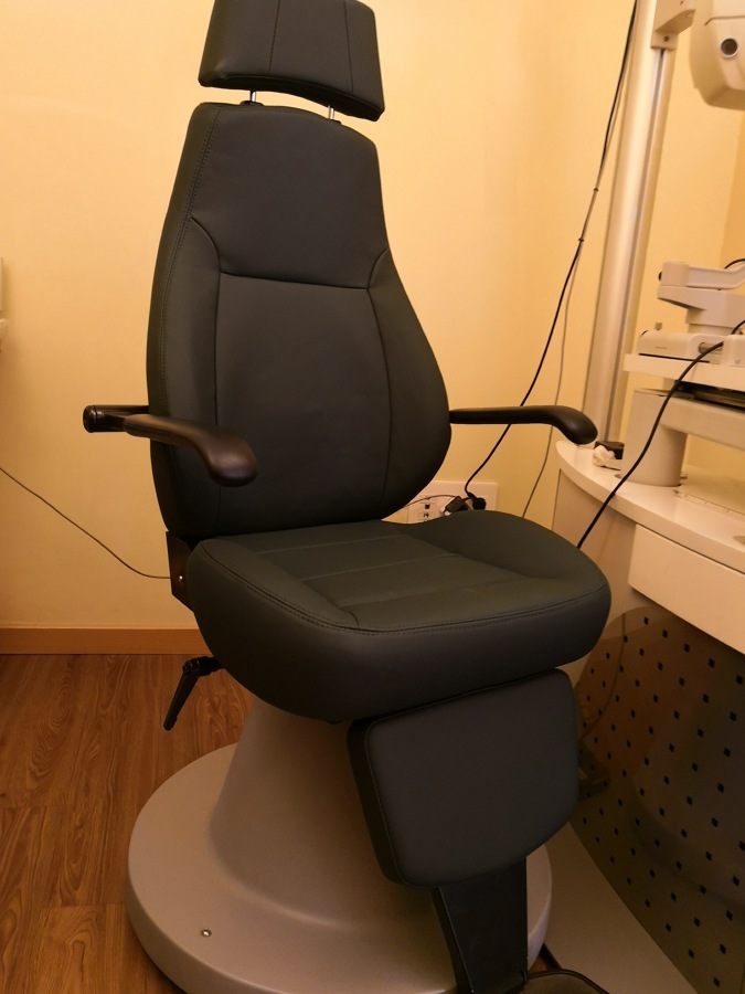 Sillón de oftalmologia