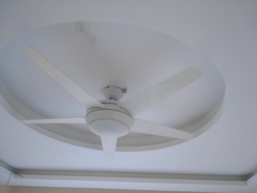 foseado perimetral y foseado para ventilador de techo (terminado)