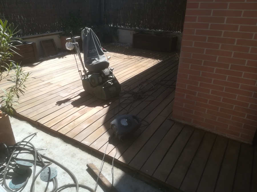 restaurado suelo jardin