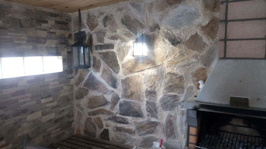 Colocación de piedra natural