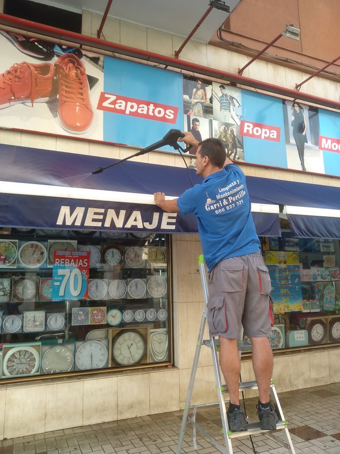 limpieza de toldos