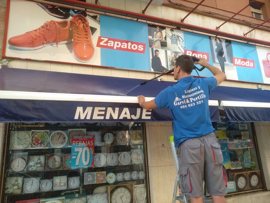 limpieza de toldos