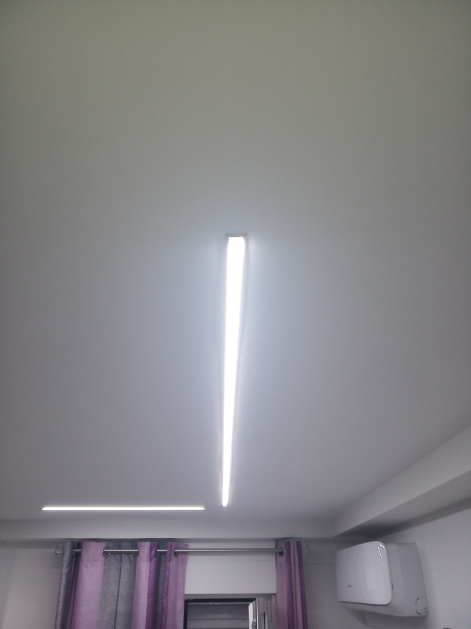 PERFIL LED EMPOTRADO EN TECHO