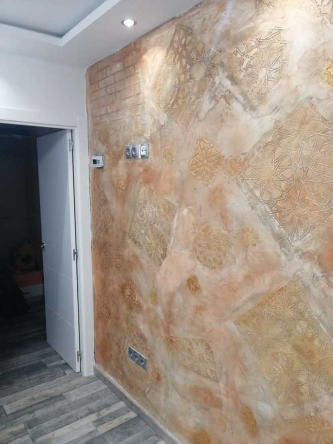 Decoración de pintura Damasco