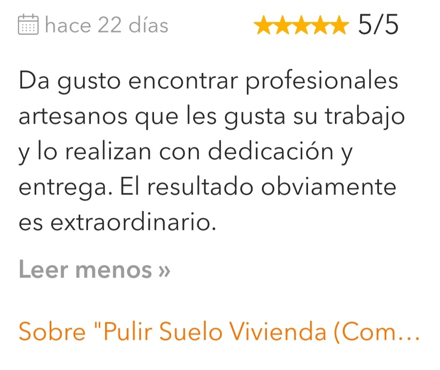 Pulir suelo