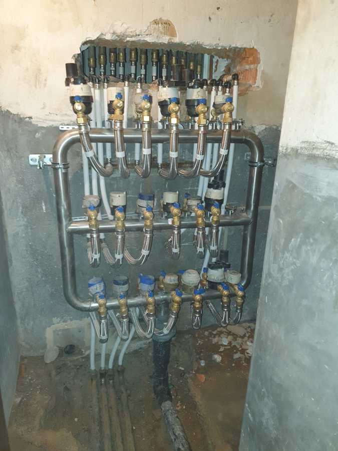 Canvio de batería de agua