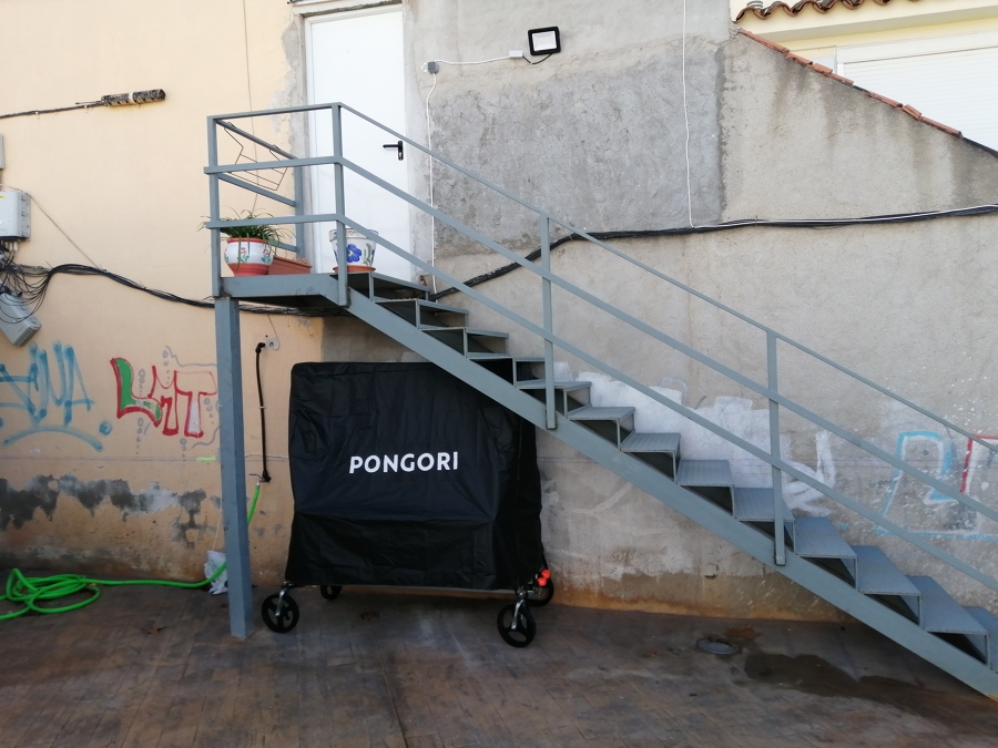 Escalera metálica?