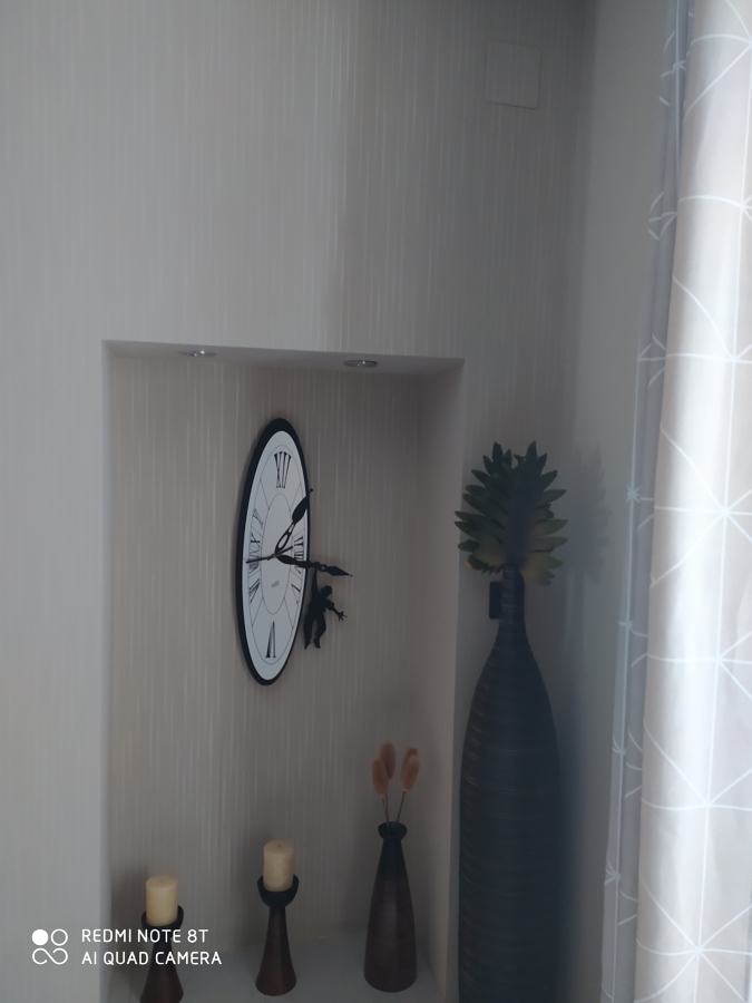 Salón empapelado