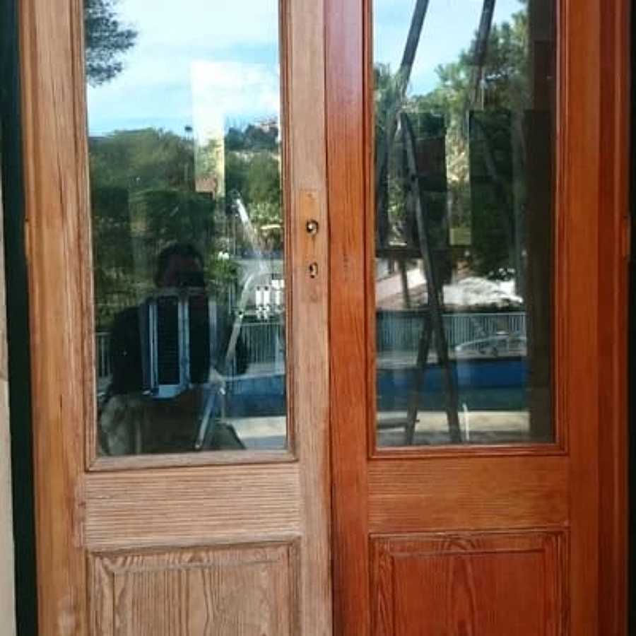 Antes y después restauración de vidrieras