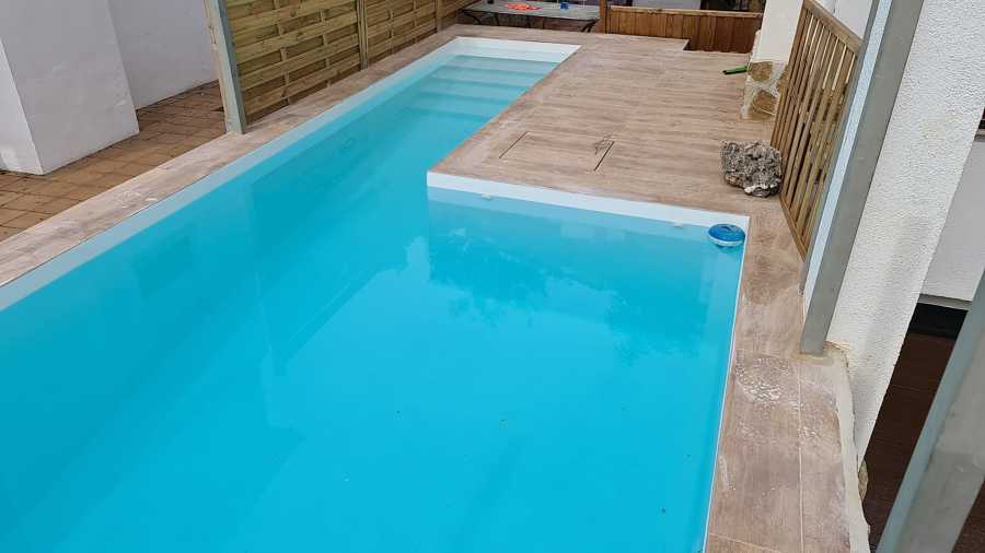 Piscina en patio