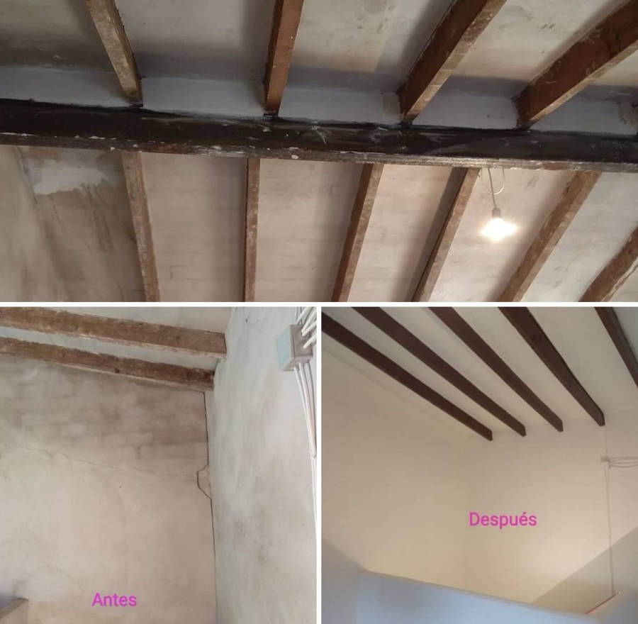 Reparación de grietas y restauración de vigas