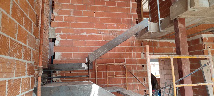 Escalera metálica