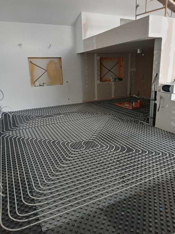 Instalacion de suelo radiante