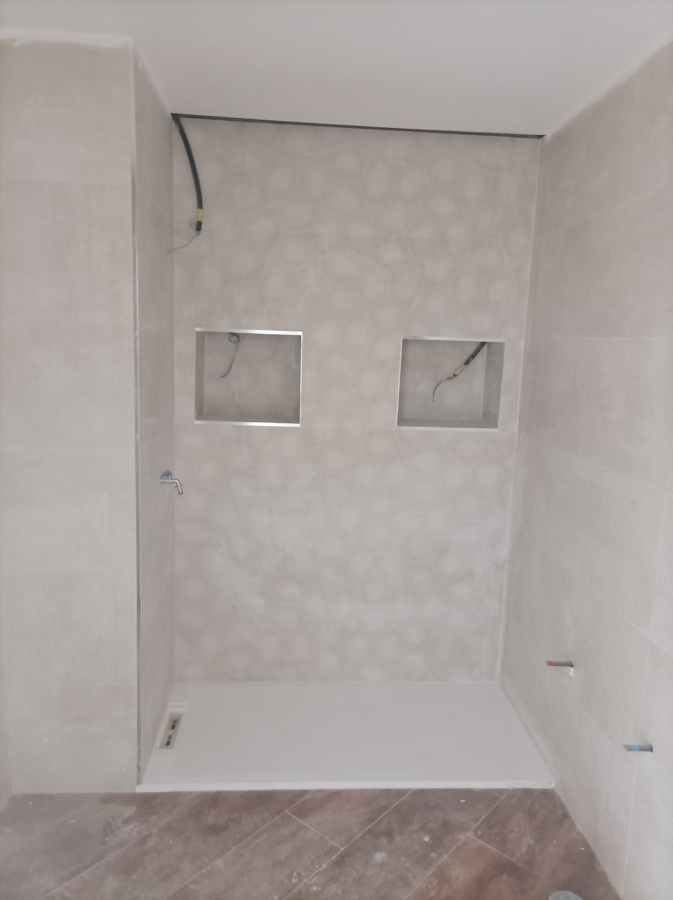 Hornacina doble en baño
