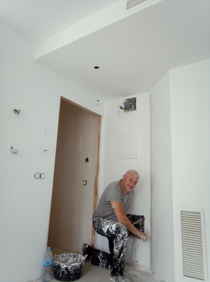 Pintura en piso completo