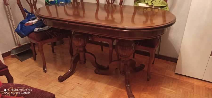 Mesa sin lacar