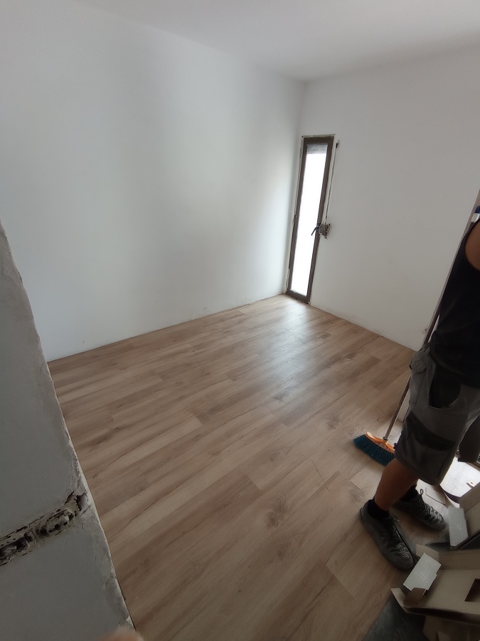 Salón suelo parquet