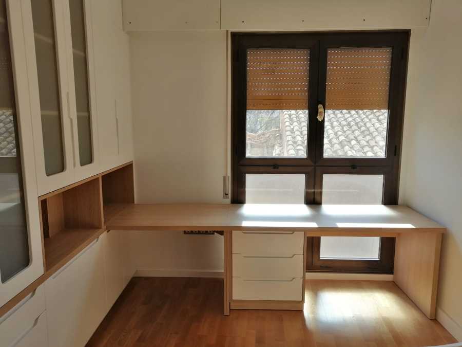ARMARIO LIBRERÍA Y MESA DE ESTUDIO
