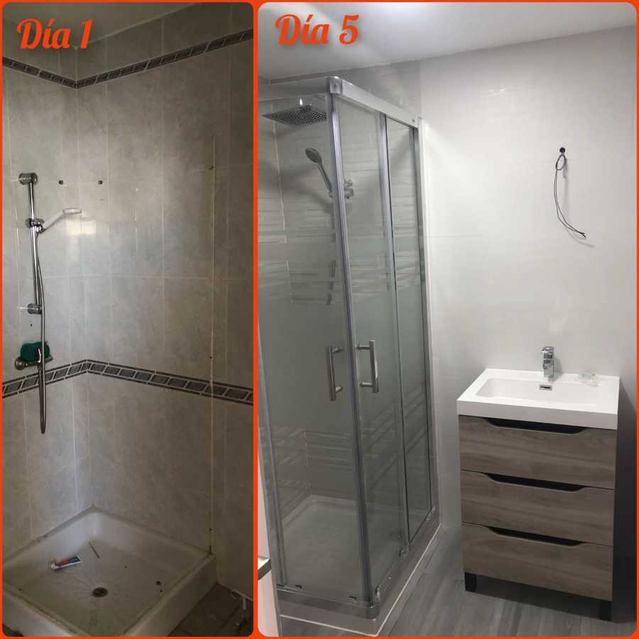 Reformas de baños antes - después