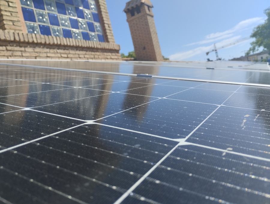 Instalación cooplanar fotovoltaica