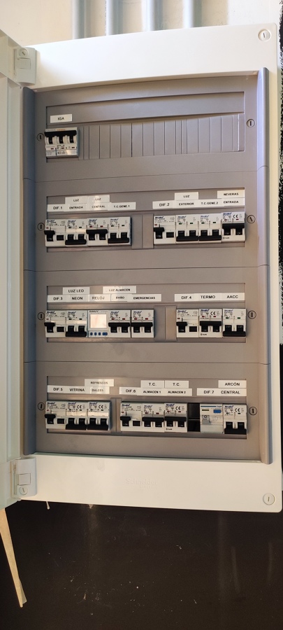 Nueva instalación eléctrica en local
