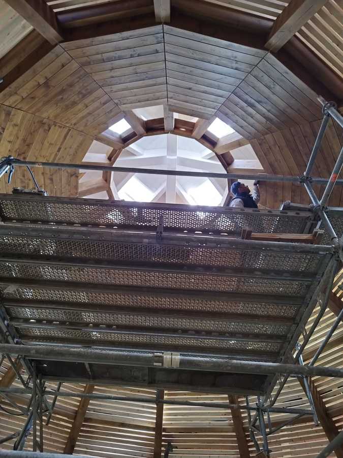 Cúpula en la iglesia de Ampudia