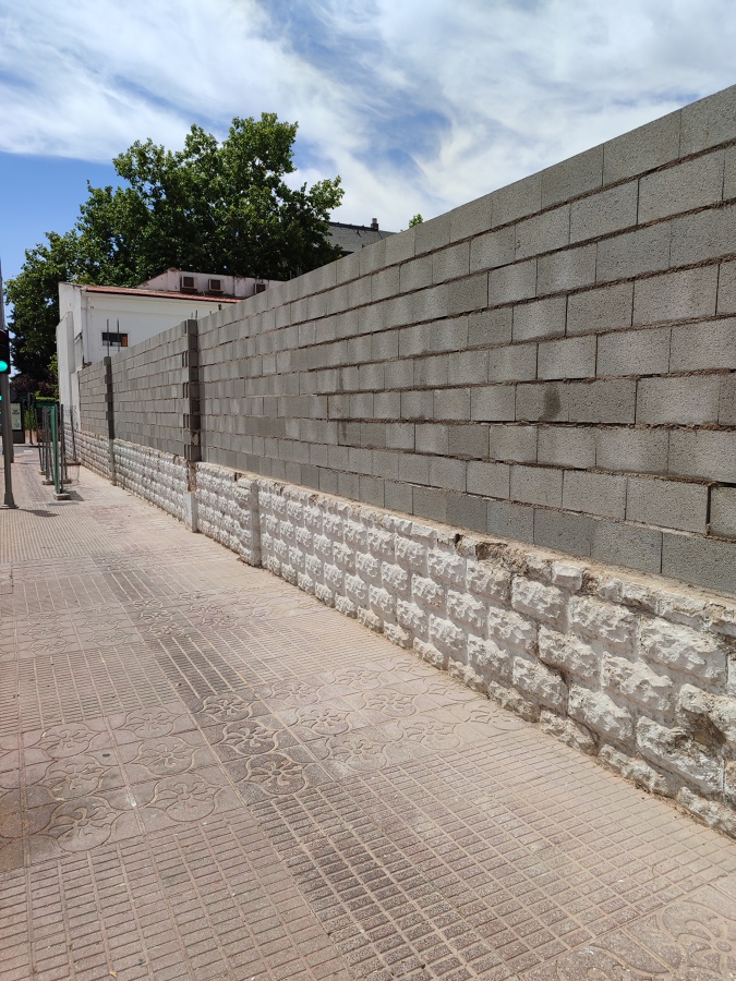 Rehabilitación de muro ( En curso)